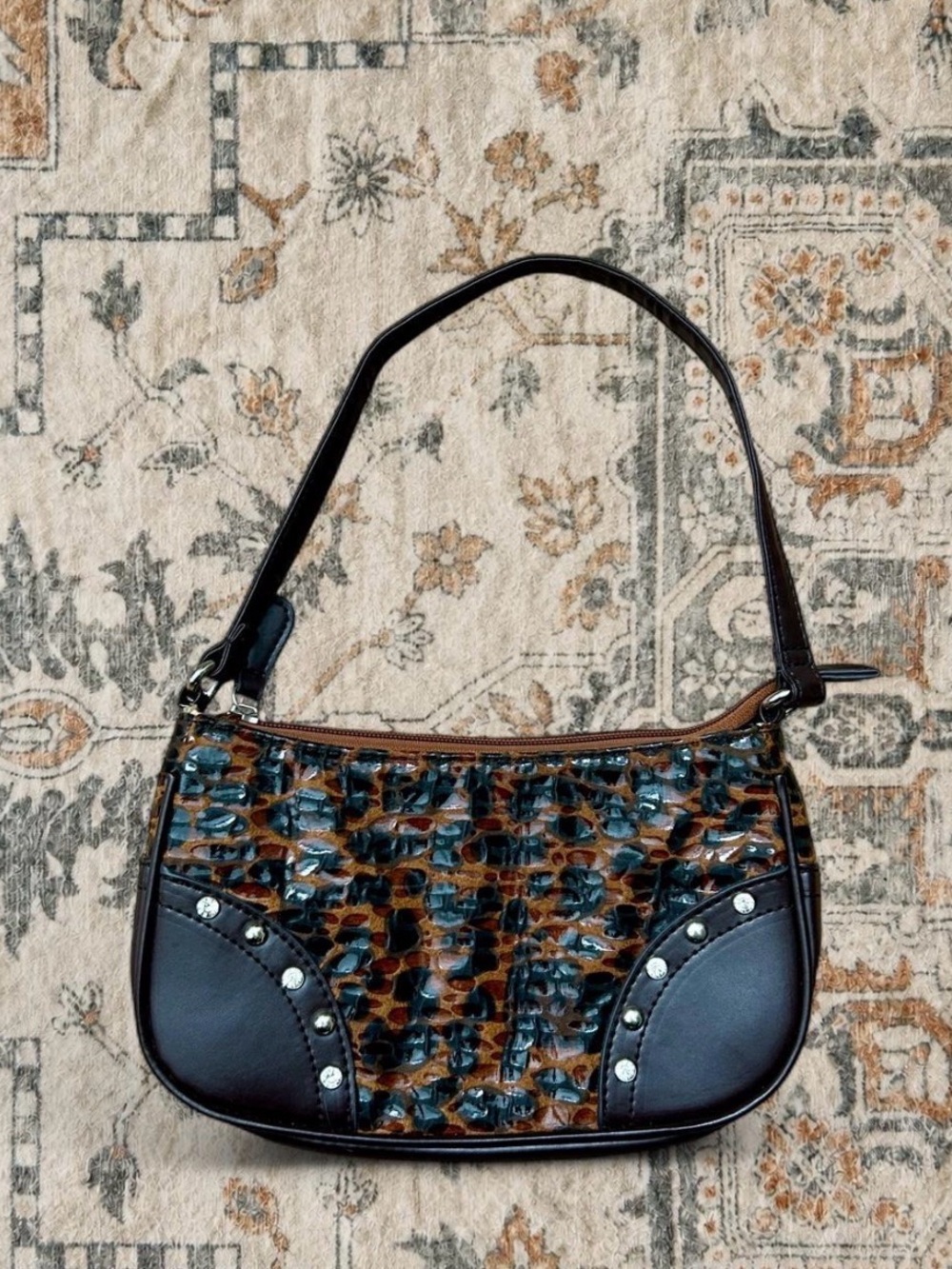 Stylish Brown Leopard Women's Shoulder Bag